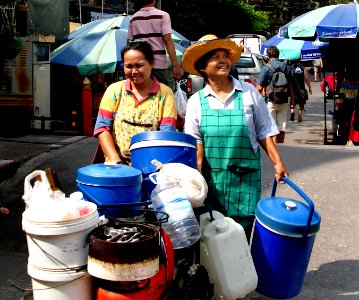 Happy hawkers Bangkok. photo