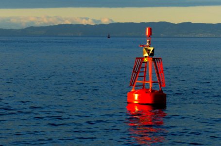 The red channel marker. photo