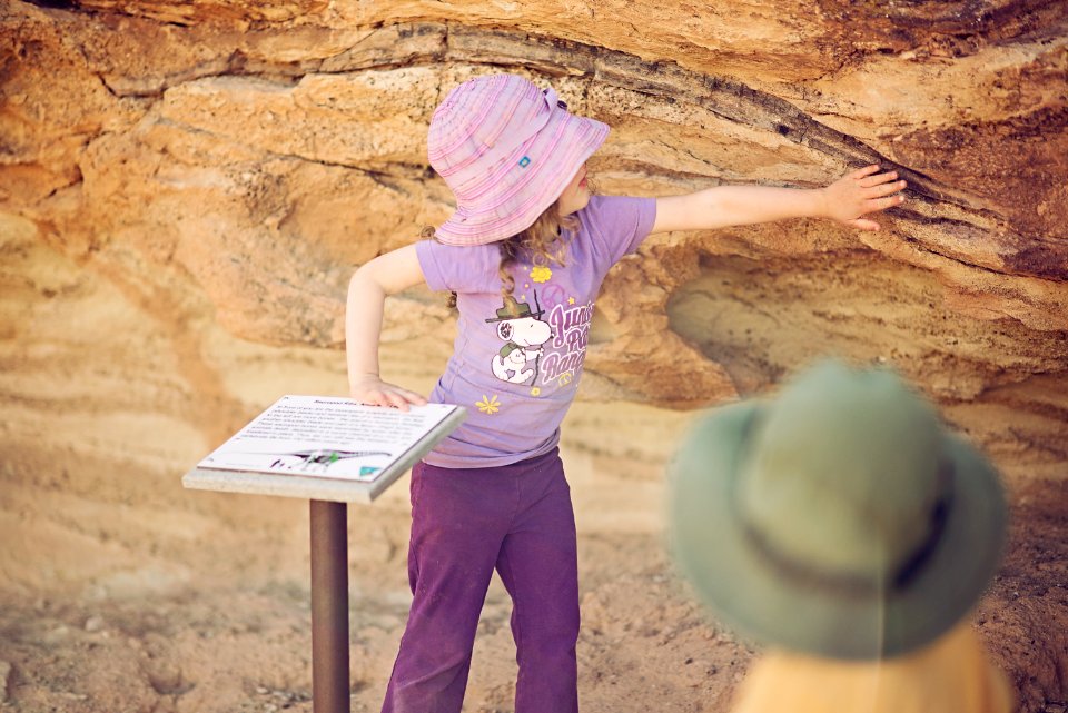 Children enjoy Dinosaur Bone