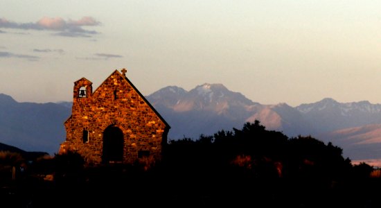 Church of the Good Sheperd. Lake Tekapo. photo