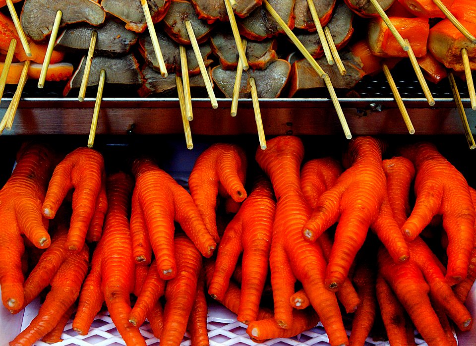 Chicken feet. Hong Kong.