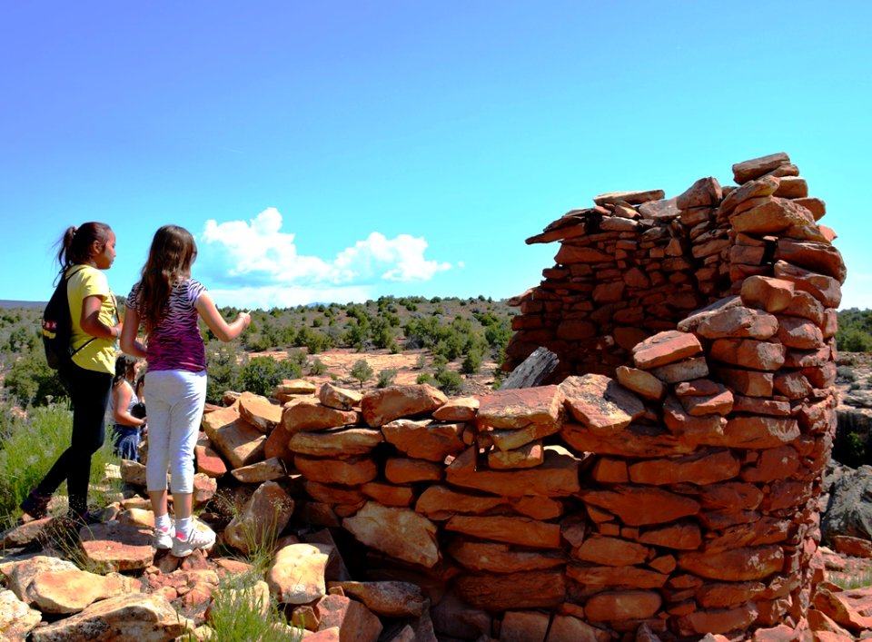 Girl Scouts in Cedar Mesa