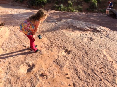 Footprints at Butler Wash photo