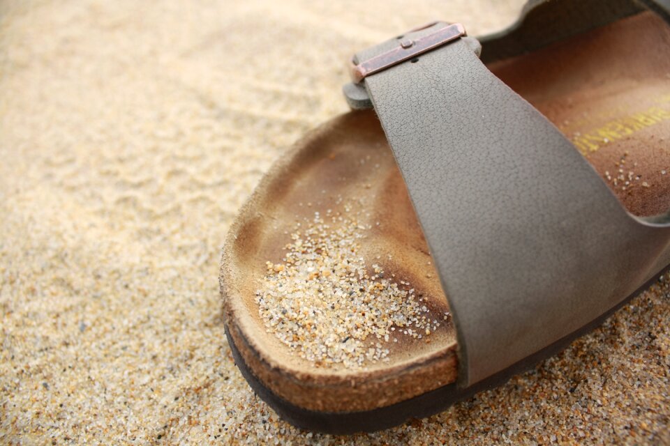 Vacation slippers travel