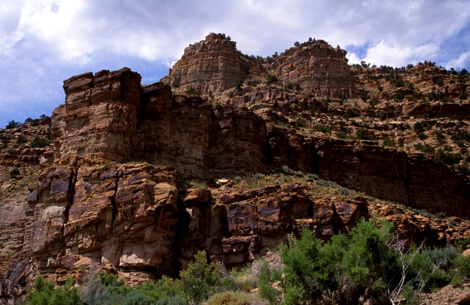 View from bottom of canyon