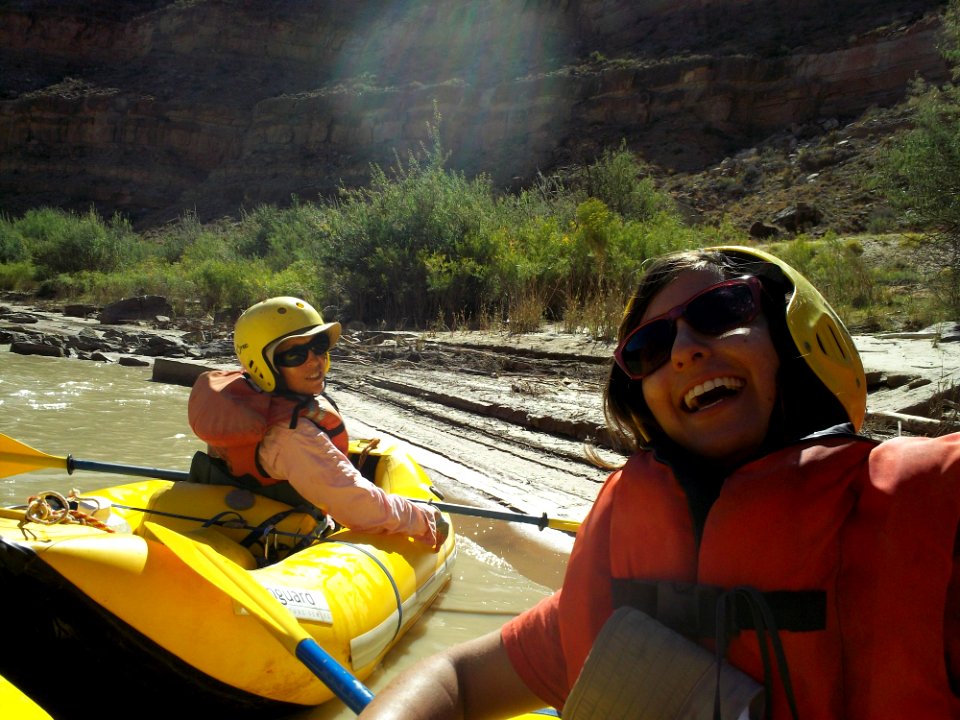 Ducky smiles on Colorado River
