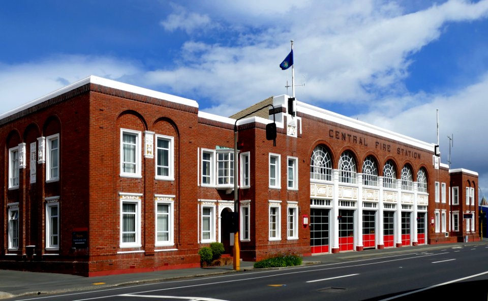 Central Fire Station Dunedin  1930.