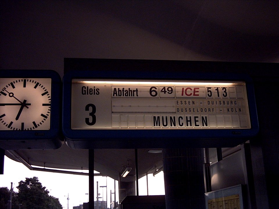 6h45 - Bochum HBF (Gleis 3)