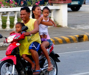 Not the safest way to travel....