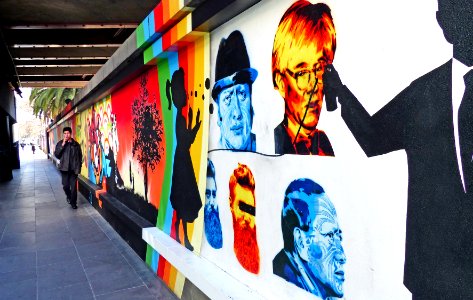 Southbank Mural. Melbourne. photo