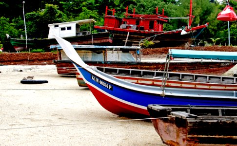Fishing boats of Malaysia photo