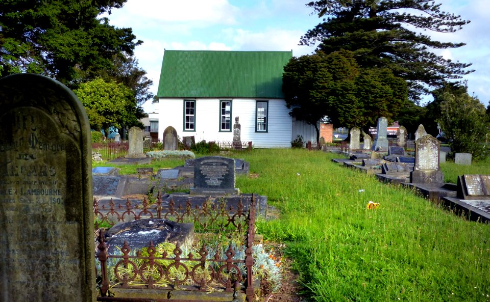 Mangere Presbyterian Church and Graveyard. photo