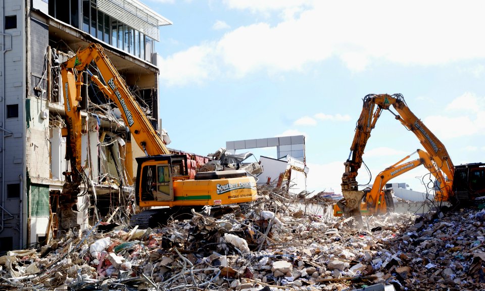 Aftermarth of Christchurch earthquake.