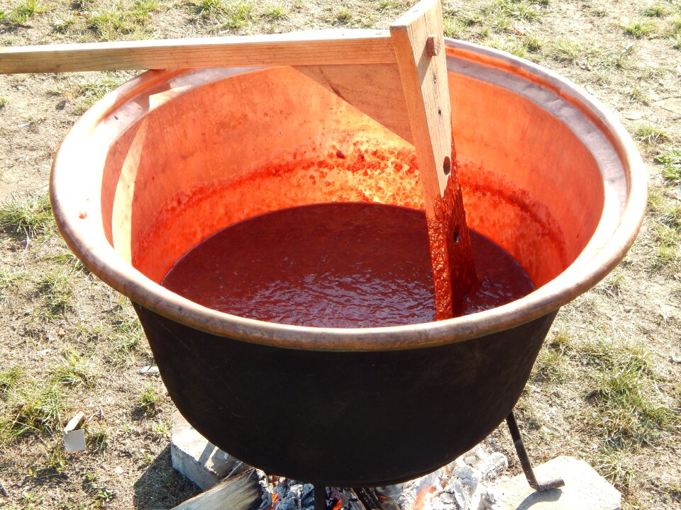 The ceremony plum jam sweet dish
