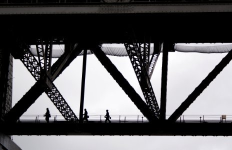 The walk home. Sydney Harbour Bridge. photo