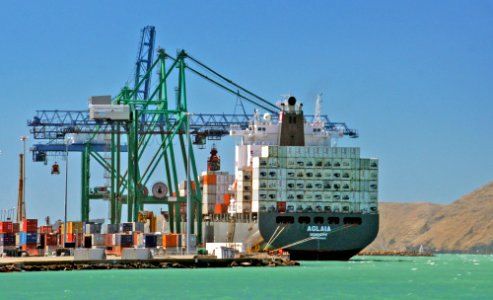 Aglaia. Container ship. photo