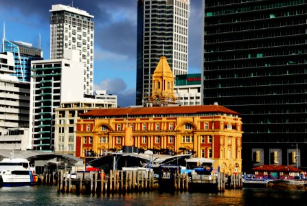 Ferry terminal Auckland. NZ photo