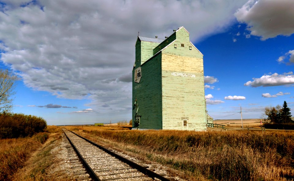 Grain elevator. Herronton Alberta