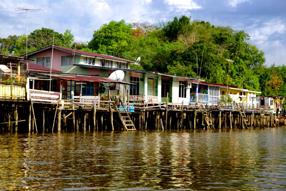 The water village.Burnei.