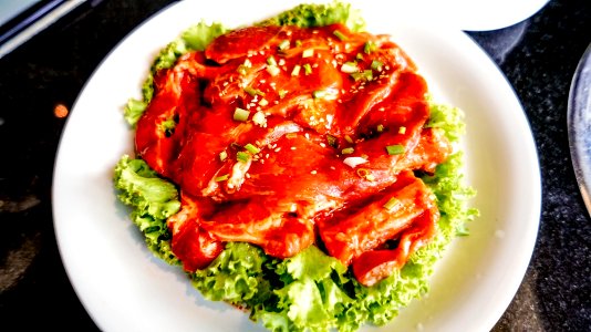 เนื้อย่างหมักซอส สุดอร่อยของร้านดูเร DooRae Korean BBQ Restaurant