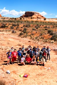 DinoTracker Group Photo. Moab, UT. Photo by Eric Delphenich