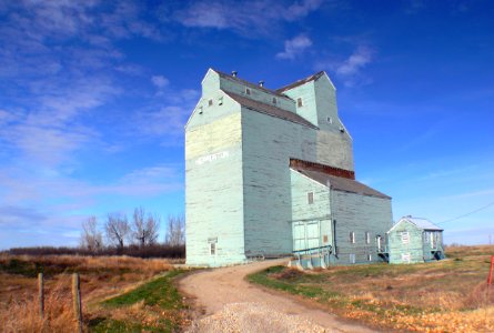 Grain Elevators Herronton Alberta. photo