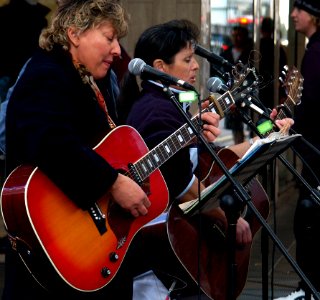 Buskers. Rundle Mall Adelaide. photo
