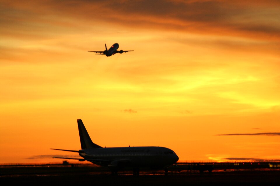 Orange plane orange natural orange airplane
