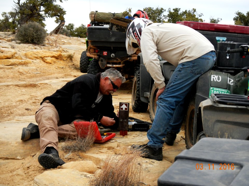 OHV group members volunteer on Devil's Racetrack
