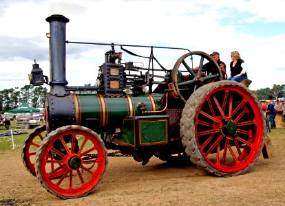 The Burrell Traction Engine. photo