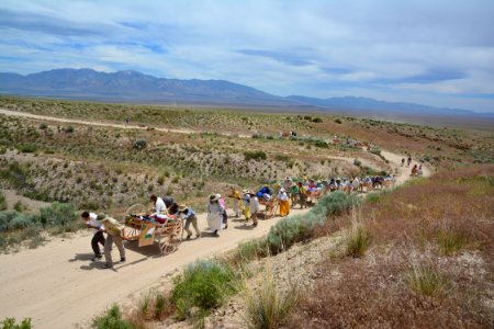 Youth Handcart Trek photo