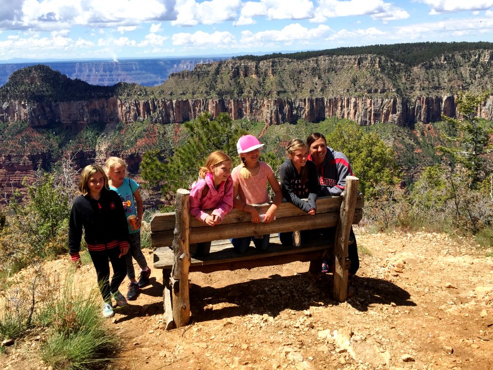 Kanab 4th graders used their EKIP passes to go to the Grand Canyon NP. Photo by BLM-UT