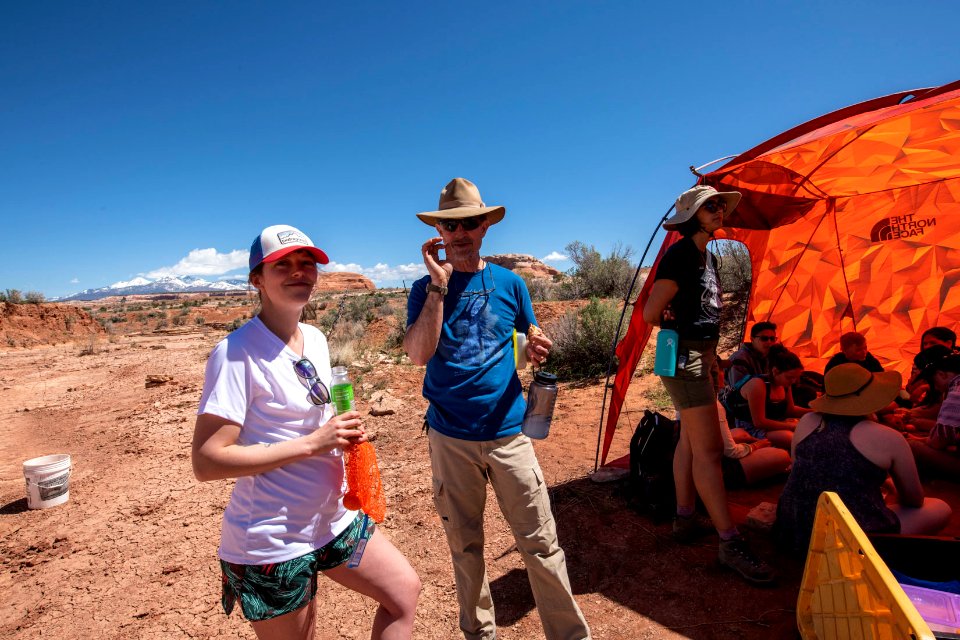 Thank you to our teachers Dr. Sydney Stringham (Bryant MS) and Cavett Eaton (SLCSE). Moab, UT. Photo by Eric Delphenich
