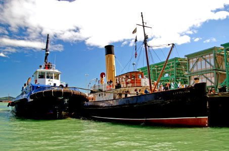 Tugs."Purau" and Tug "Lyttleton" photo