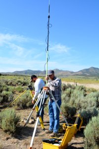 BLM Utah Cadastral Survey Team conducts resurvey of an 1872 General Land Office Survey in the West Desert District photo
