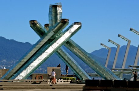 Olympic Cauldron in Vancouver BC photo