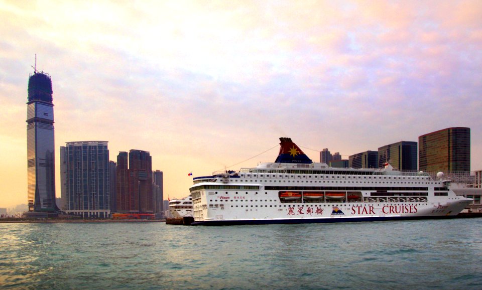 Cruise ship Pisces. Hong Kong.