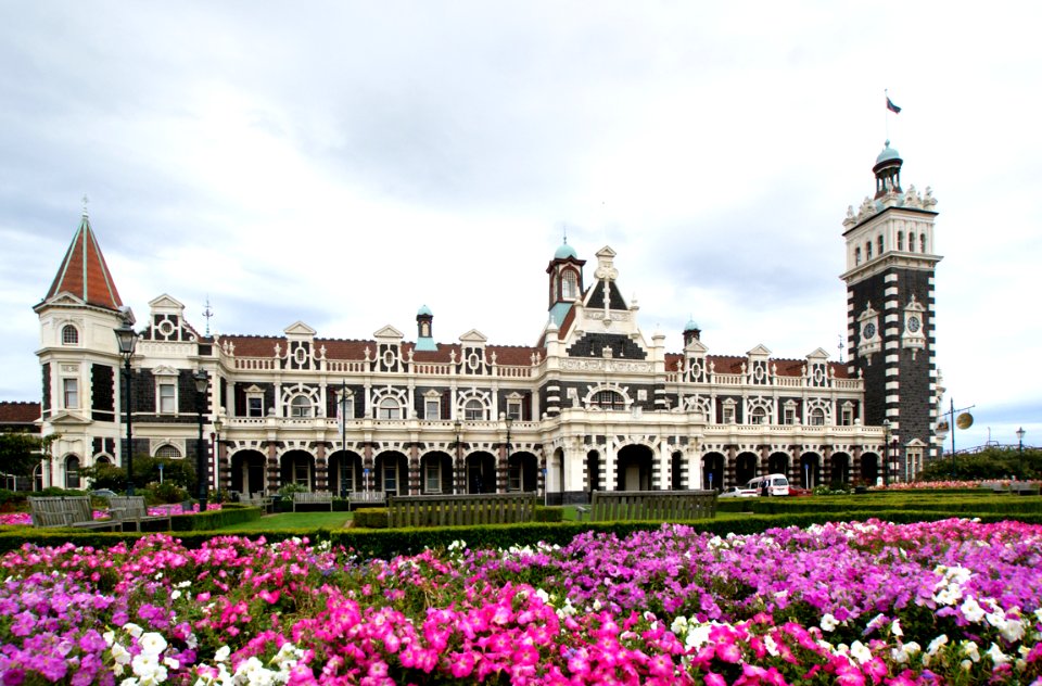 Dunedin Railway Station. NZ