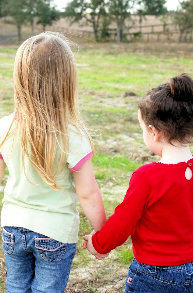 Teamwork friends children