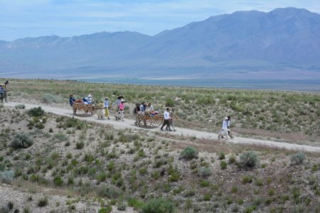 Youth Handcart Trek photo