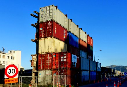 Container wall. FZ200 photo