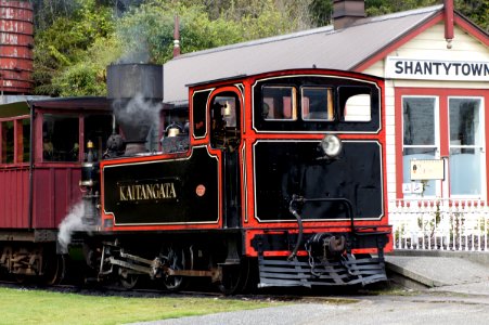 Shantytown train. New Zealand.