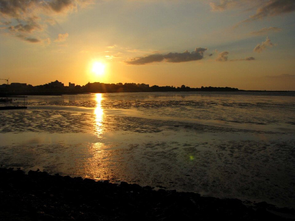 North sea sparkle intertidal zone