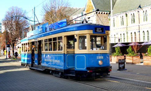 Tram no 1888 Christchurch.