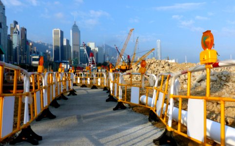 Construction site.Hong Kong. photo