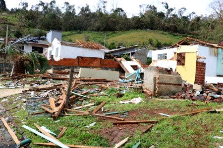 15/08/2020 Água Doce - Estragos causados pelo tornado Foto: Flávio Júnior/ Defesa Civil