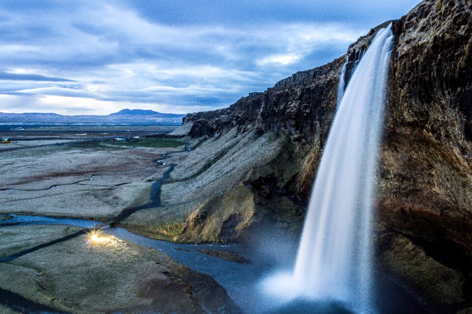 Rock water cascade