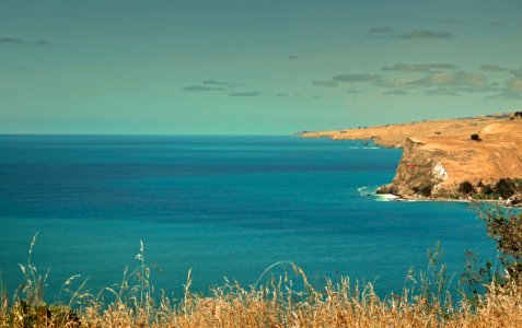 Canterbury coastline. NZ photo