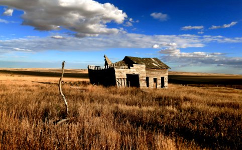 Rural ruins Alberta.