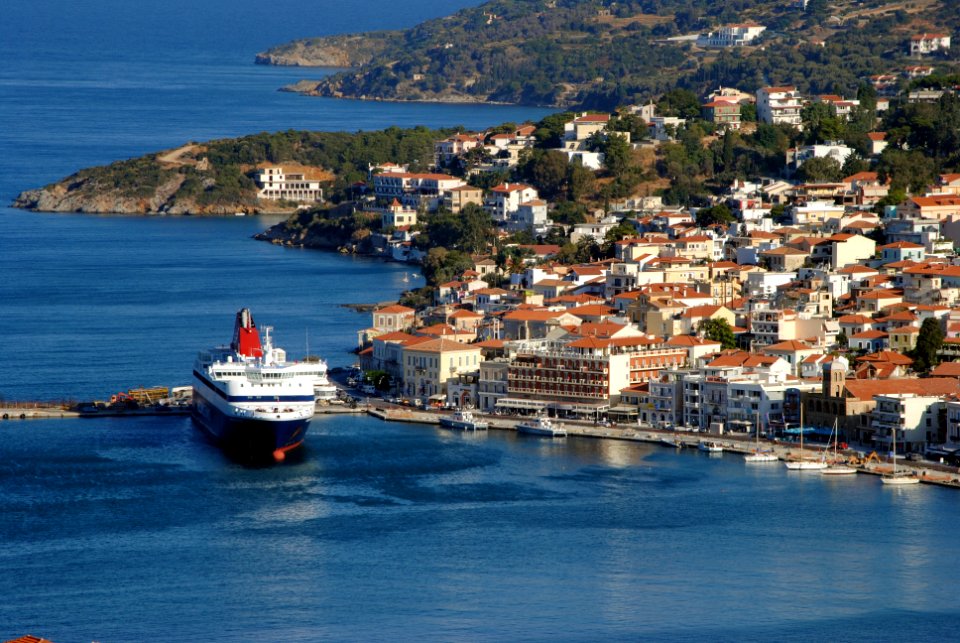 Samos Town by Manolis Marg